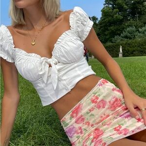 NWT Princess Polly Eloise crop top , size 6.